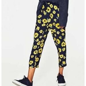 Zara | Floral Women’s Stretch Jogger Ankle Pants